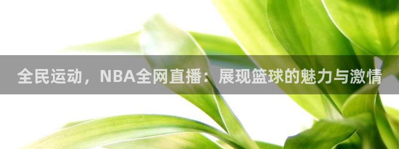 全民运动，NBA全网直播：展现篮球的魅力与激情